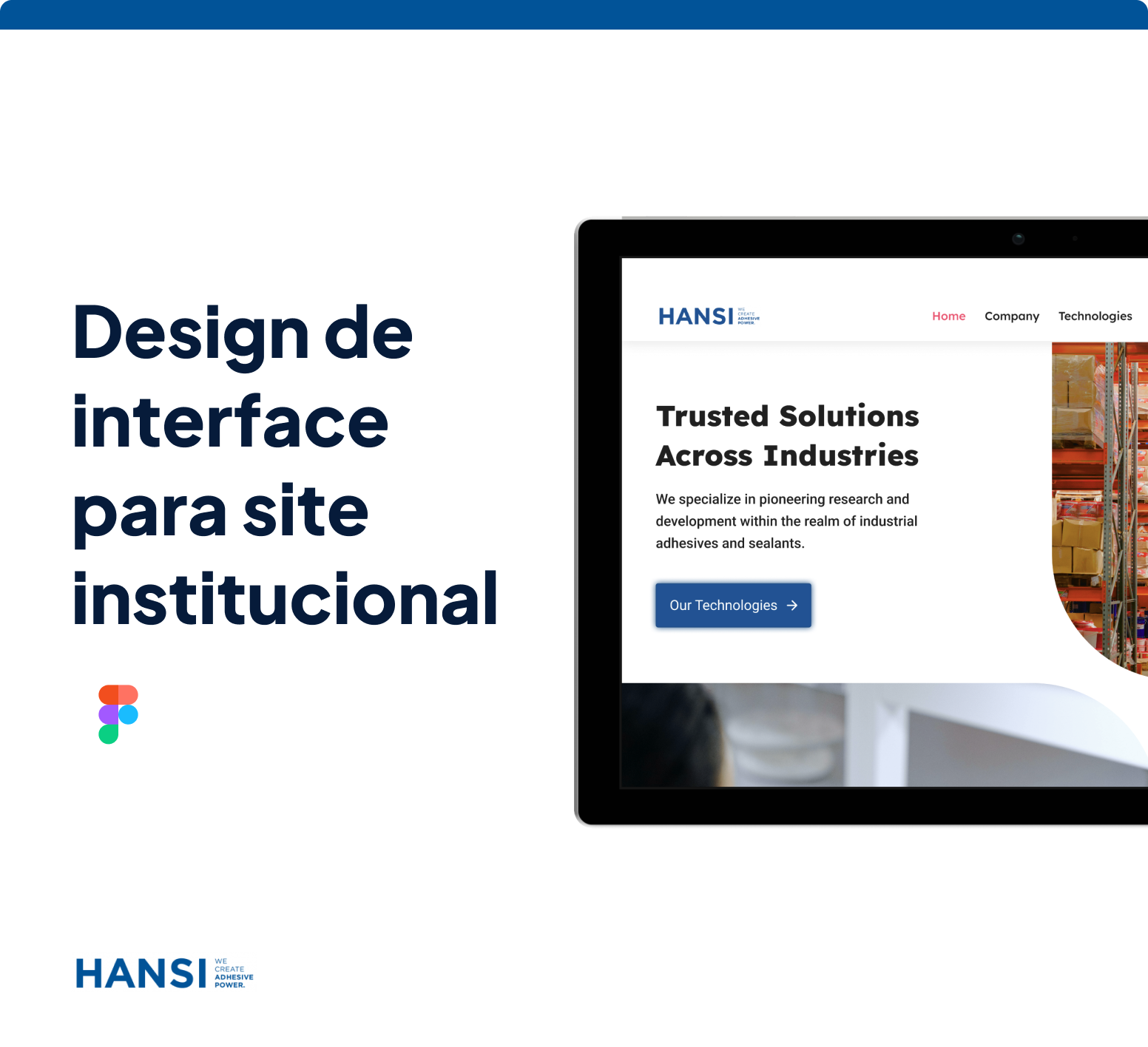 Design de interface para site institucional